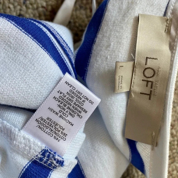 Ann Taylor Loft Comfortable Summer Tank Top Women Size L - Picture 4 of 7